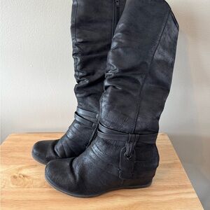 BareTraps Black Over the Knee Boots—size 5.5